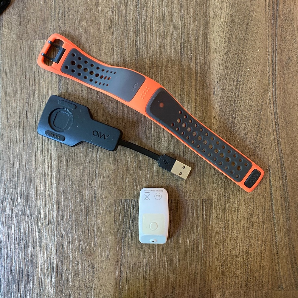 OTF -  wristwatch heart rate monitor.